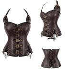 House Of Dasein Steampunk Bustier Corset Coffee S House of Dasein