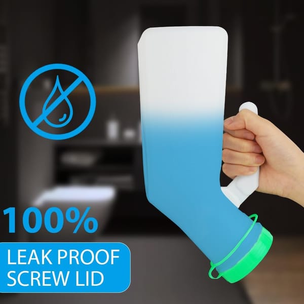 Glow in the Dark Urinal Bottle For Men 1000ml Green LOVVA