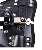 House Of Dasein Leather Chastity Belt Black House of Dasein