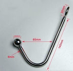 House of Dasein Stainless Steel Rainbow Anal Hook With Ball Rainbow House of Dasein