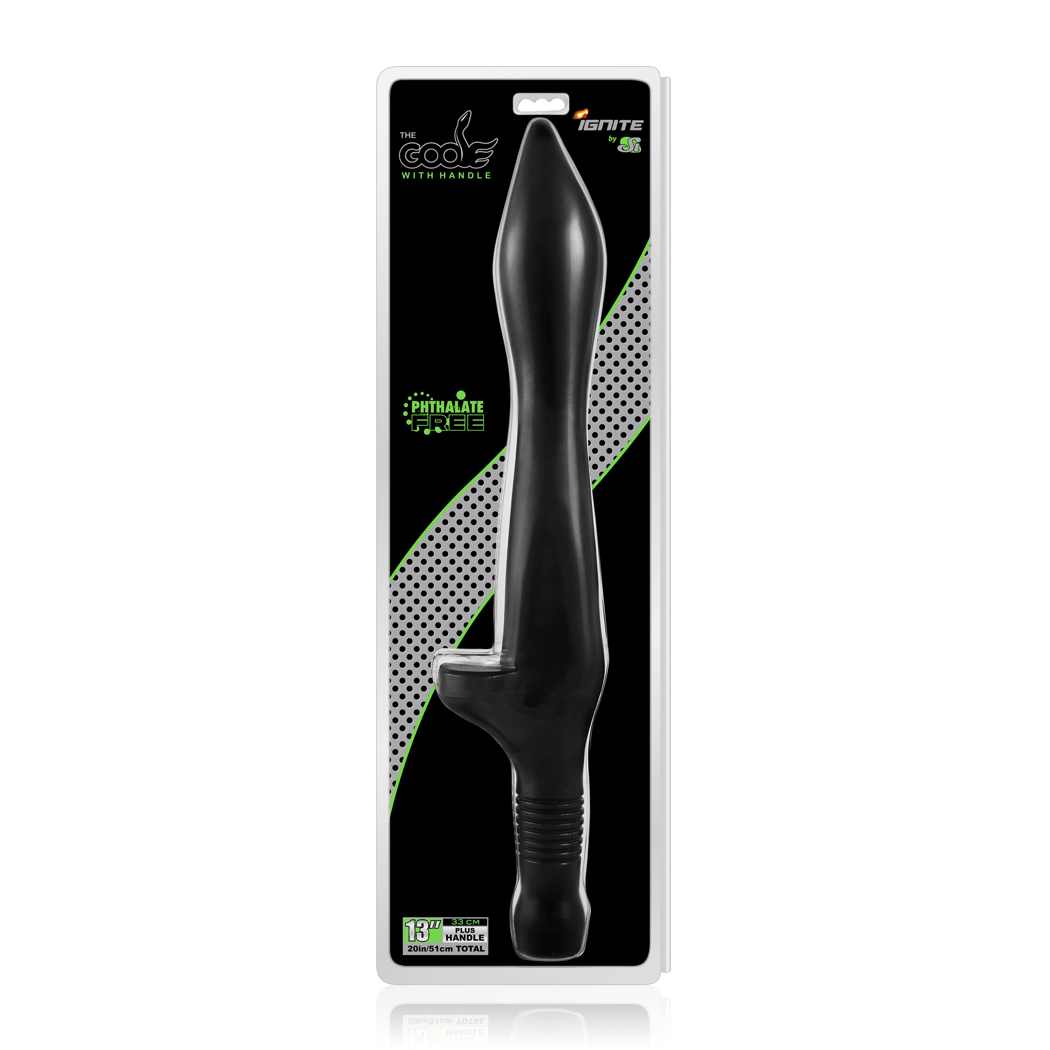 Si Novelties Goose Small Dildo With Handle Black Si Novelties Main image