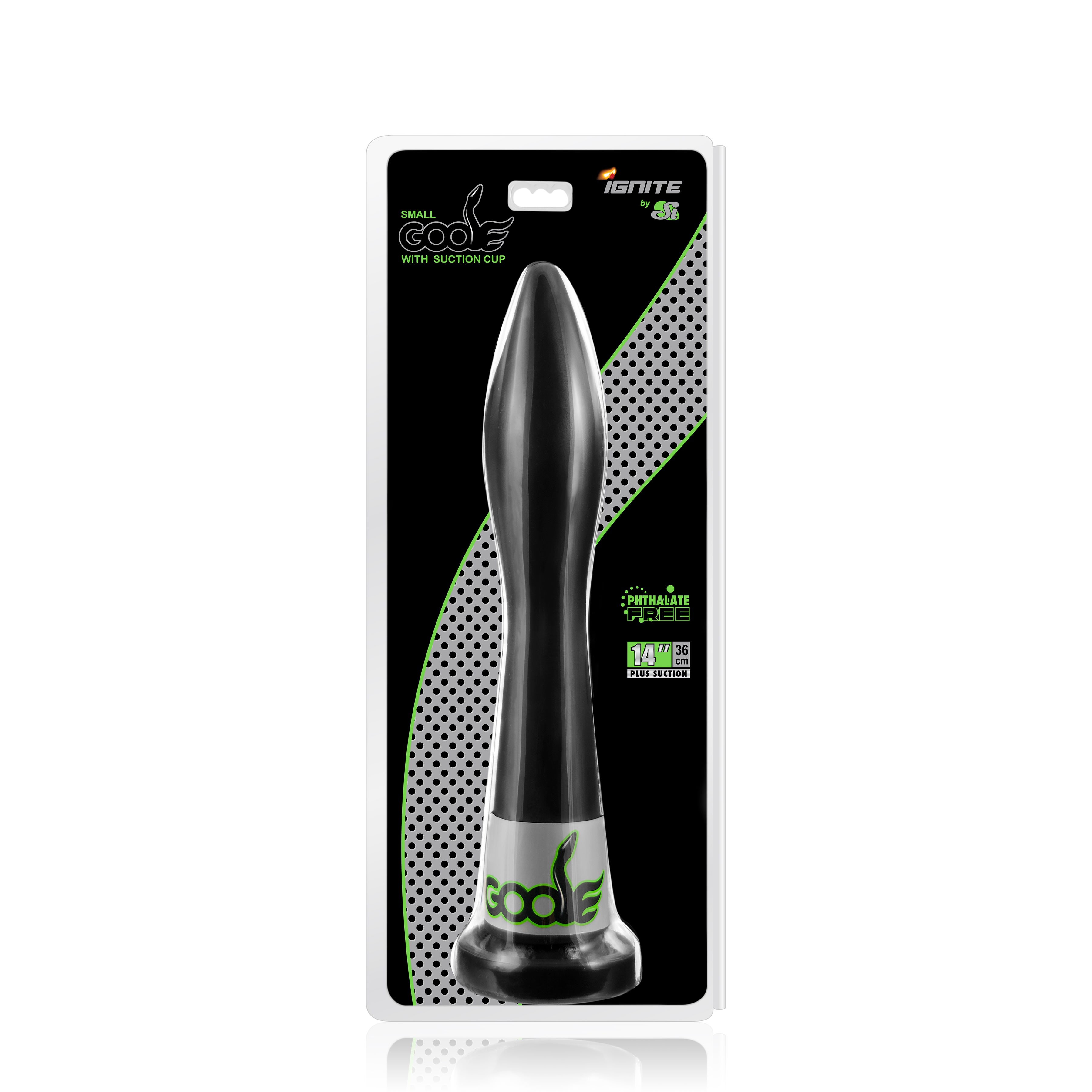 Si Novelties Goose Small Dildo With Suction Black Si Novelties
