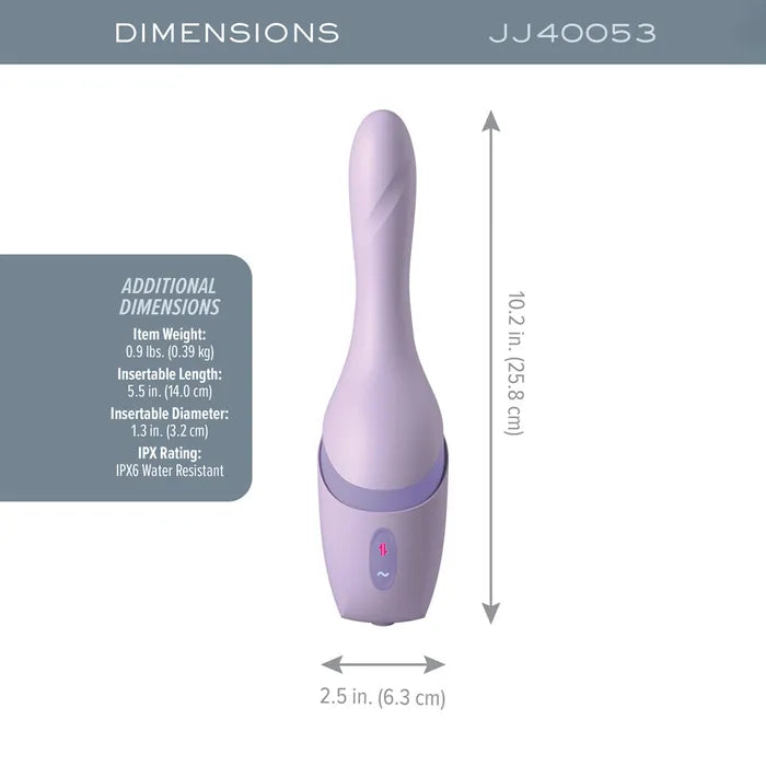 JimmyJane Hello Bang USB Rechargeable Warming & Thrusting Vibrator 27cm JimmyJane