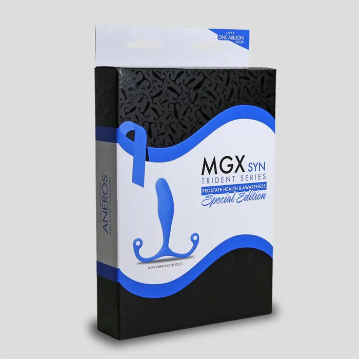 Aneros MGX Syn Trident Blue Edition Prostate Wand Aneros