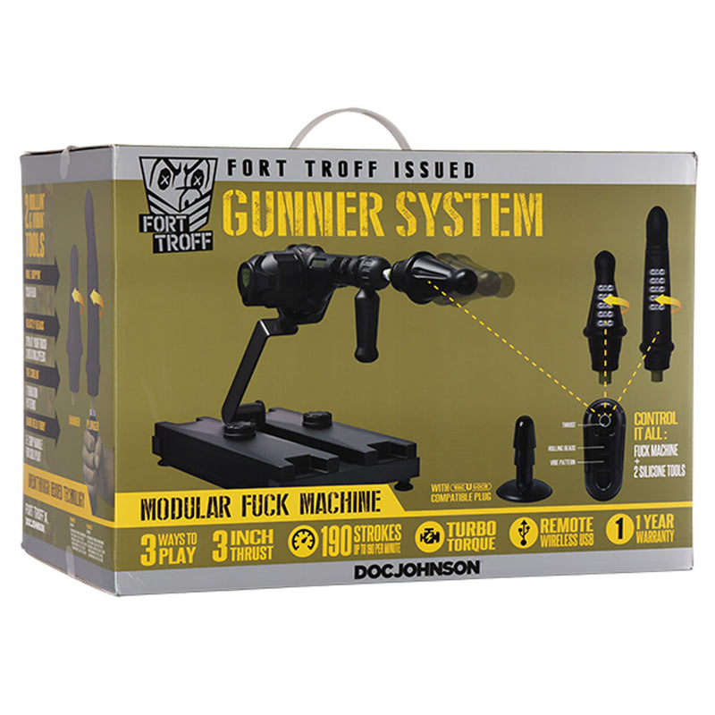 Doc Johnson Fort Troff Gunner System 3 In 1 Modular Sex Machine