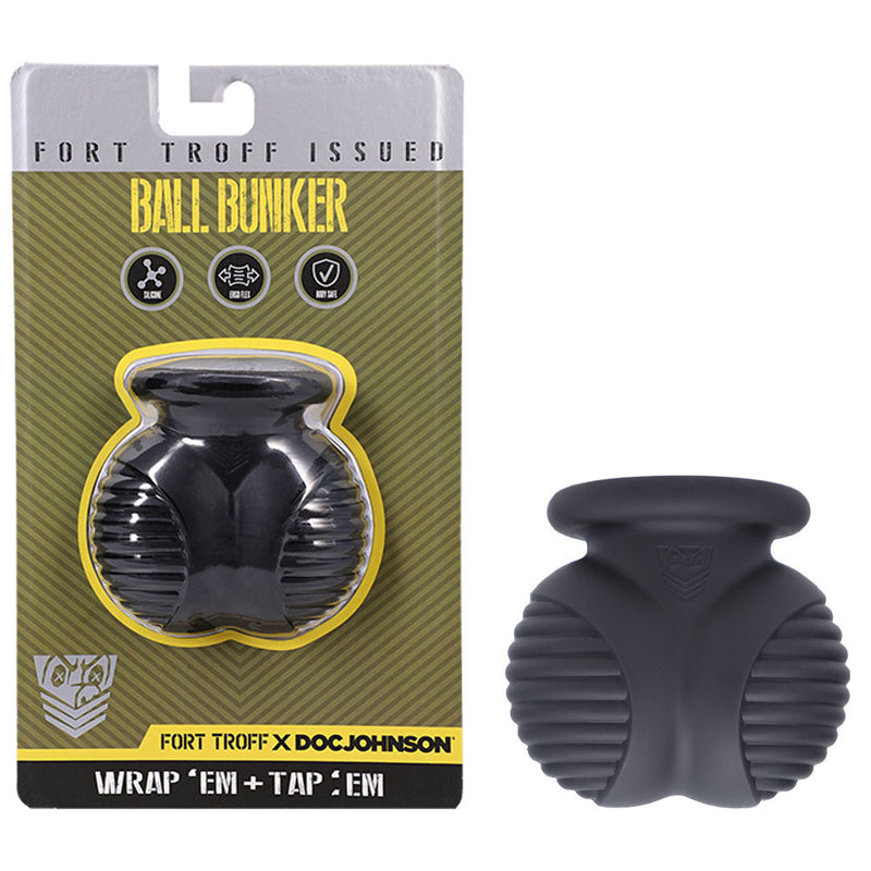 Doc Johnson Fort Troff Ball Bunker Ball Stretcher Black