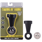 Doc Johnson Fort Troff Swing N' Hang Weighted Ball Tugger Black Doc Johnson