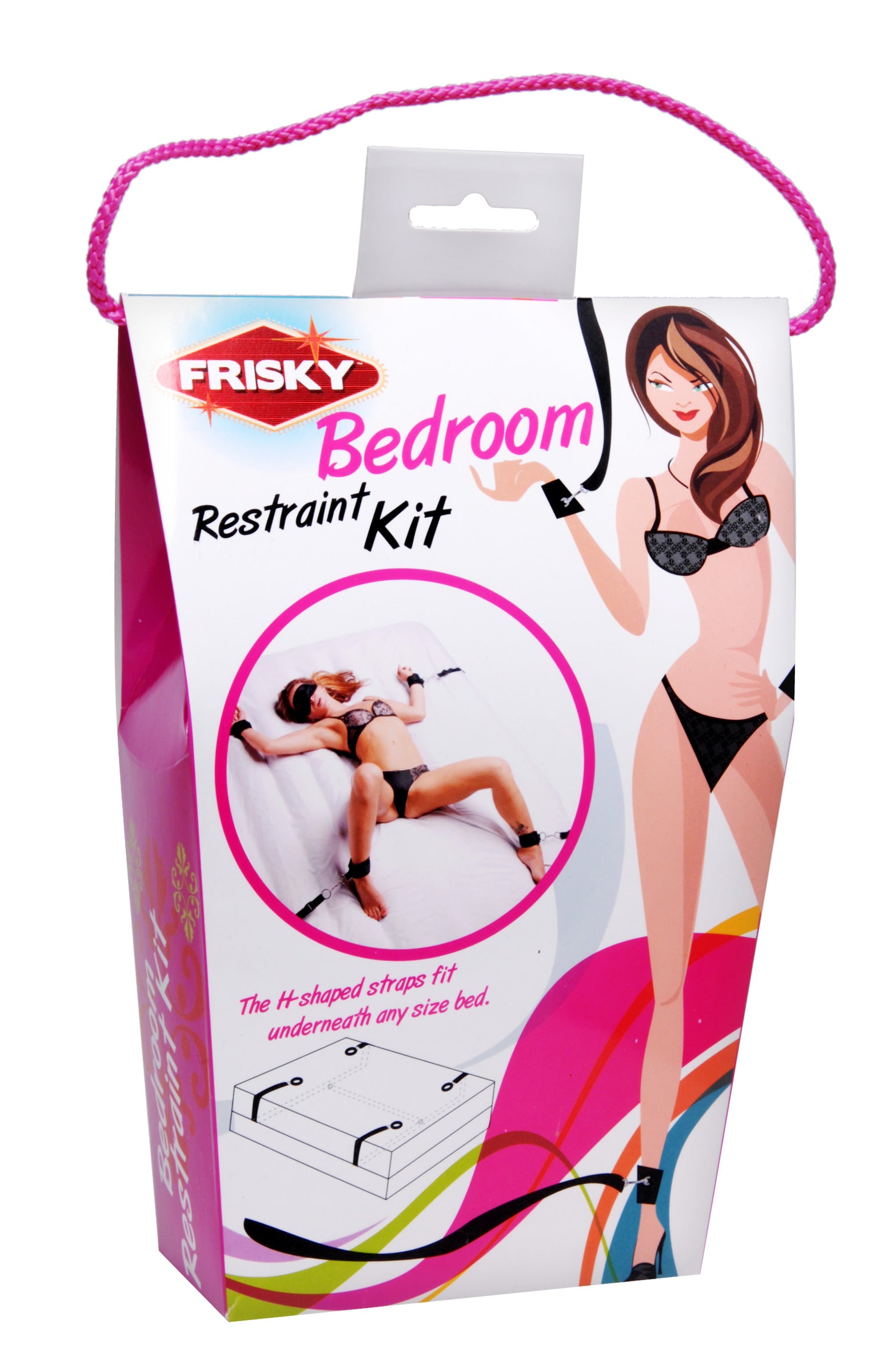 XR Brands Frisky Bedroom Restraint Kit Black Main image