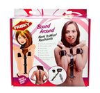 XR Brands Frisky Bound Around Neck To Wrist Restraints