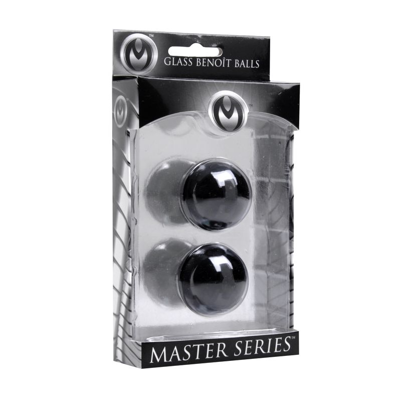Master Series Jaded Glass Ben Wa Balls 30mm Master Series