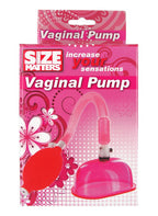 XR Brands Size Matters Vaginal Pump & Cup Set Pink
