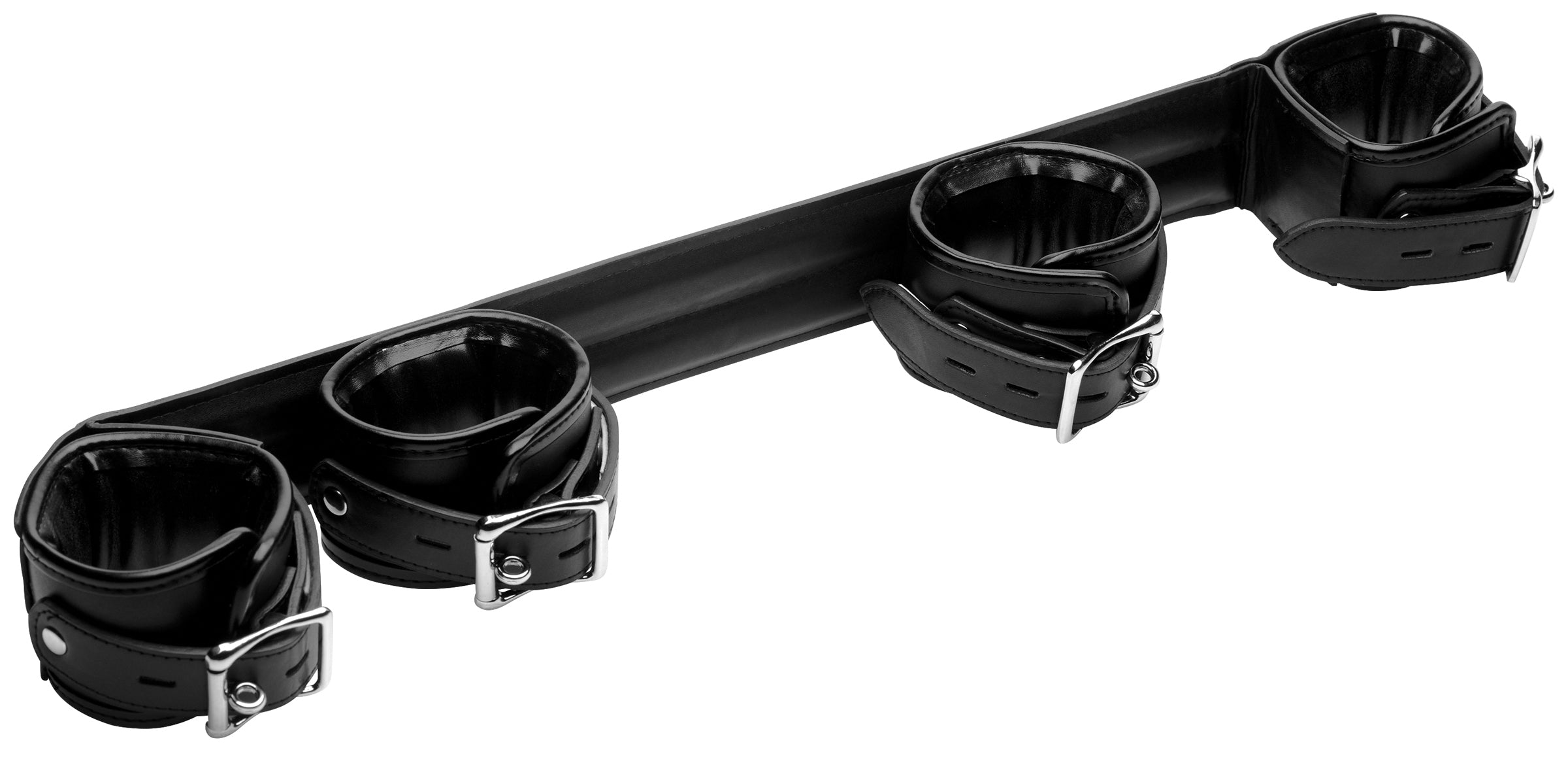 XR Brands Deluxe Rigid Spreader Bar Black