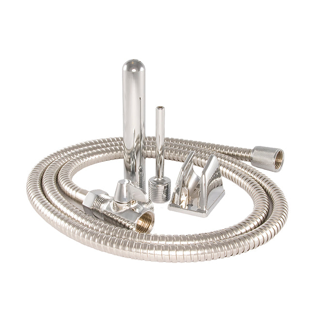 Si Novelties Deluxe Anal Douche Kit Chrome Si Novelties