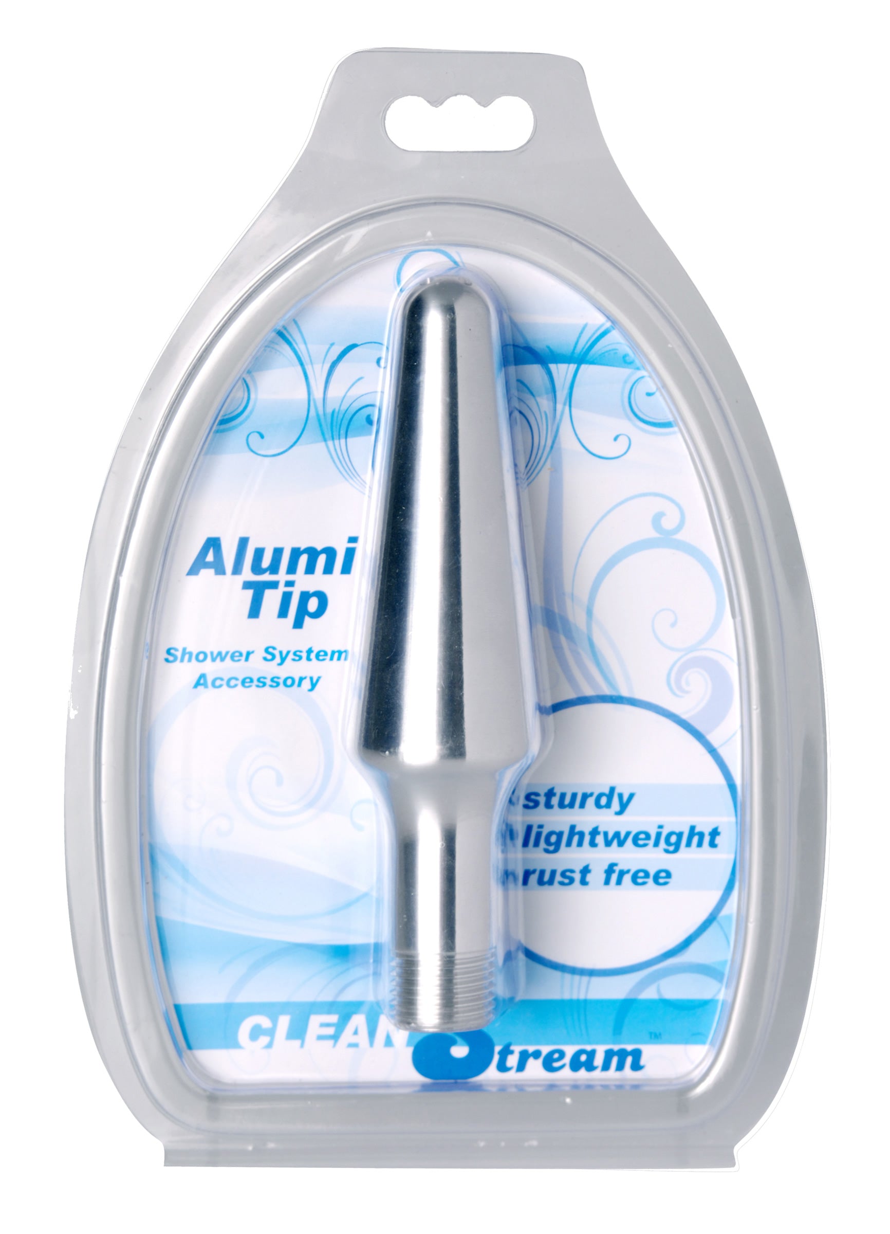 XR Brands CleanStream Alumi Tip Shower Nozzle Tip Grey