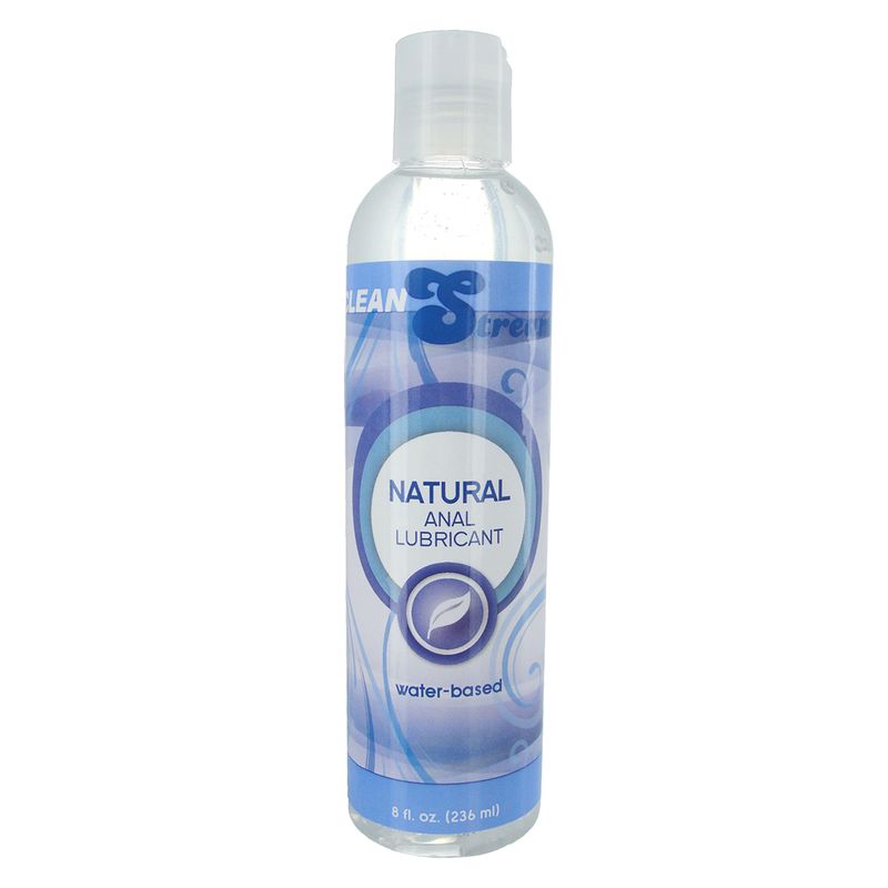 CleanStream Natural Water Based Anal Lube 8 Oz CleanStream Main image
