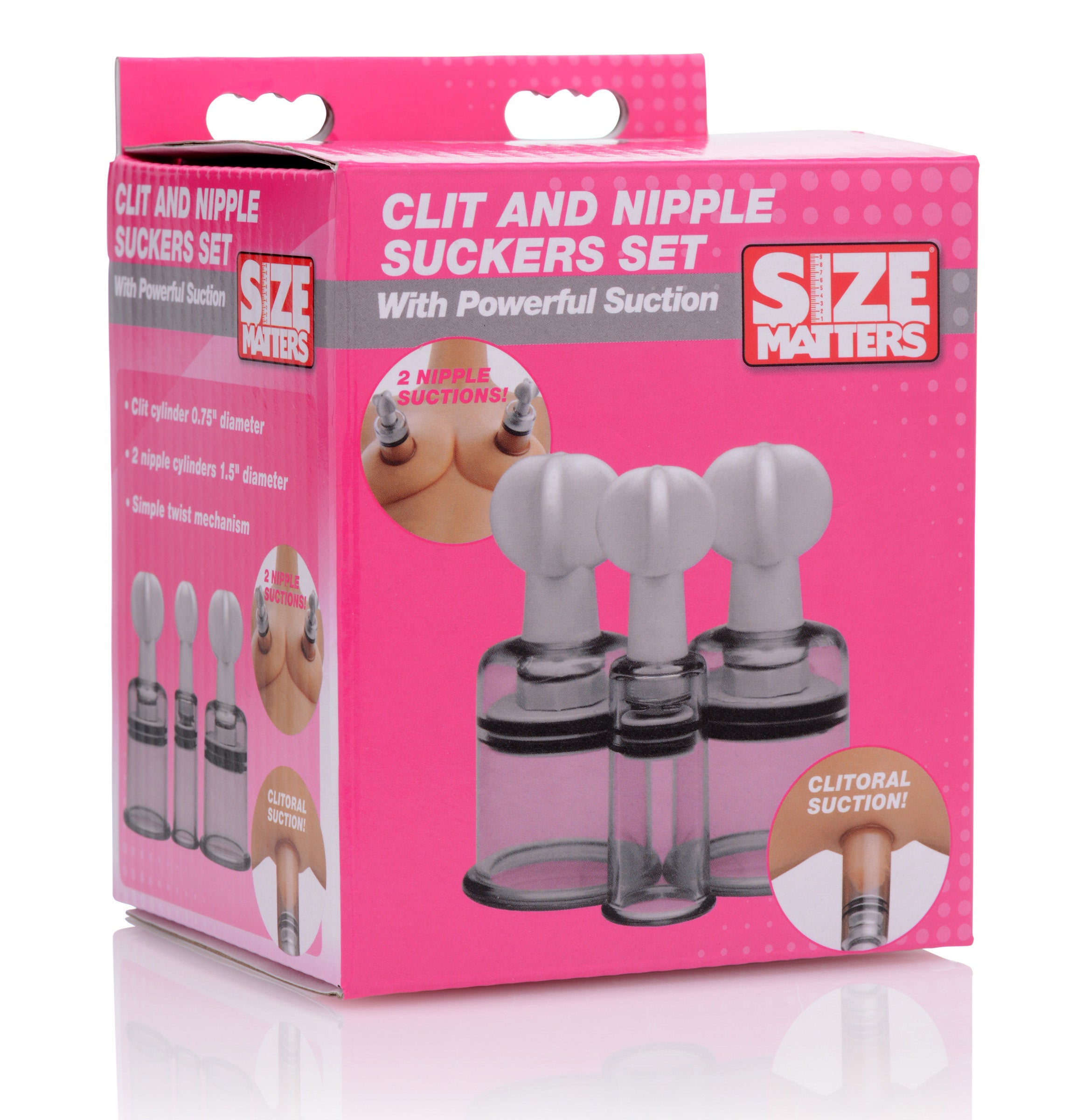 XR Brands Clit & Nipple Suckers Set Main image
