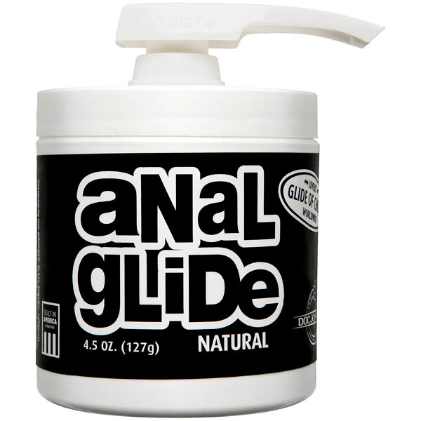 Doc Johnsons Anal Glide Petroleum Based Lubricant 127g Pump Bottle Doc Johnson Main image