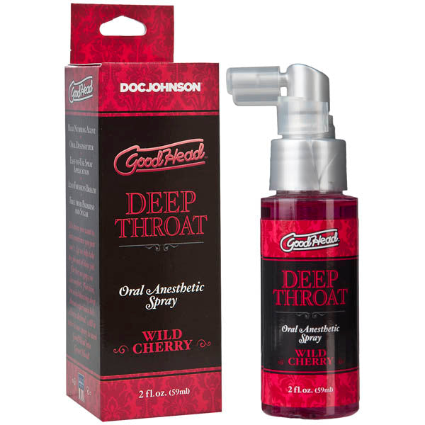 Doc Johnson GoodHead Flavoured Deep Throat Spray 59ml Bottle