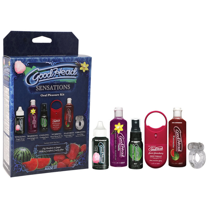 Doc Johnson GoodHead Sensations Kit 6 Piece Lotion Set