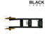 Black Label Cat Nail Double Pinwheel Black / Gold