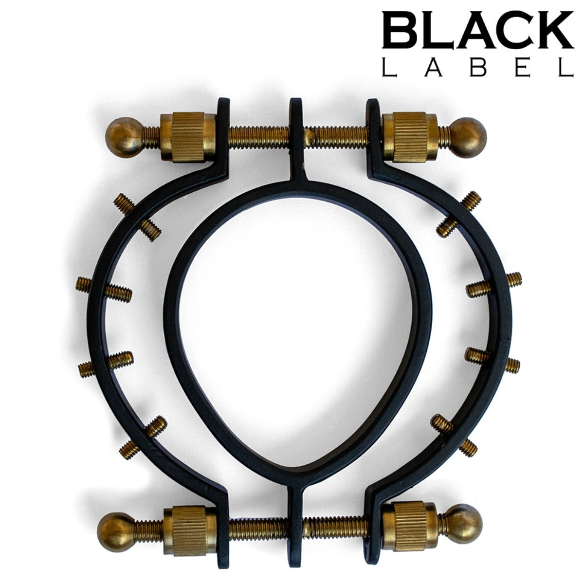 Black Label Pussy Clamp 2.0 With Spikes Black / Gold Main image