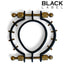 Black Label Pussy Clamp 2.0 With Spikes Black / Gold