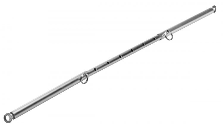 XR Brands Master Series Adjustable Steel Spreader Bar Silver Secondary image