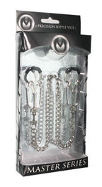 XR Brands Bauhaus Precision Bondage Nipple Vice Grey
