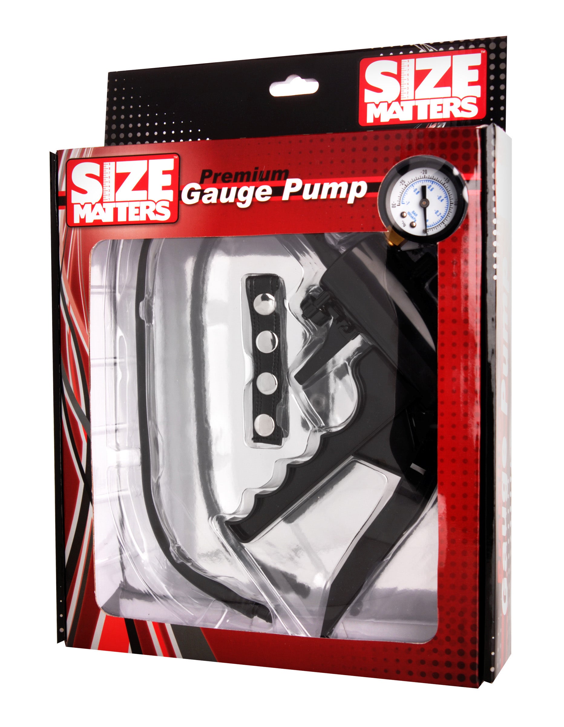XR Brands Size Matters Premium Gauge Penis Pump Main image