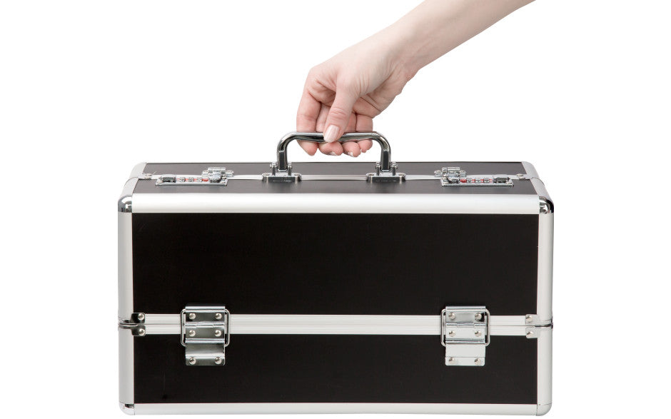 BMS Lockable Large Vibrator Case Black BMS