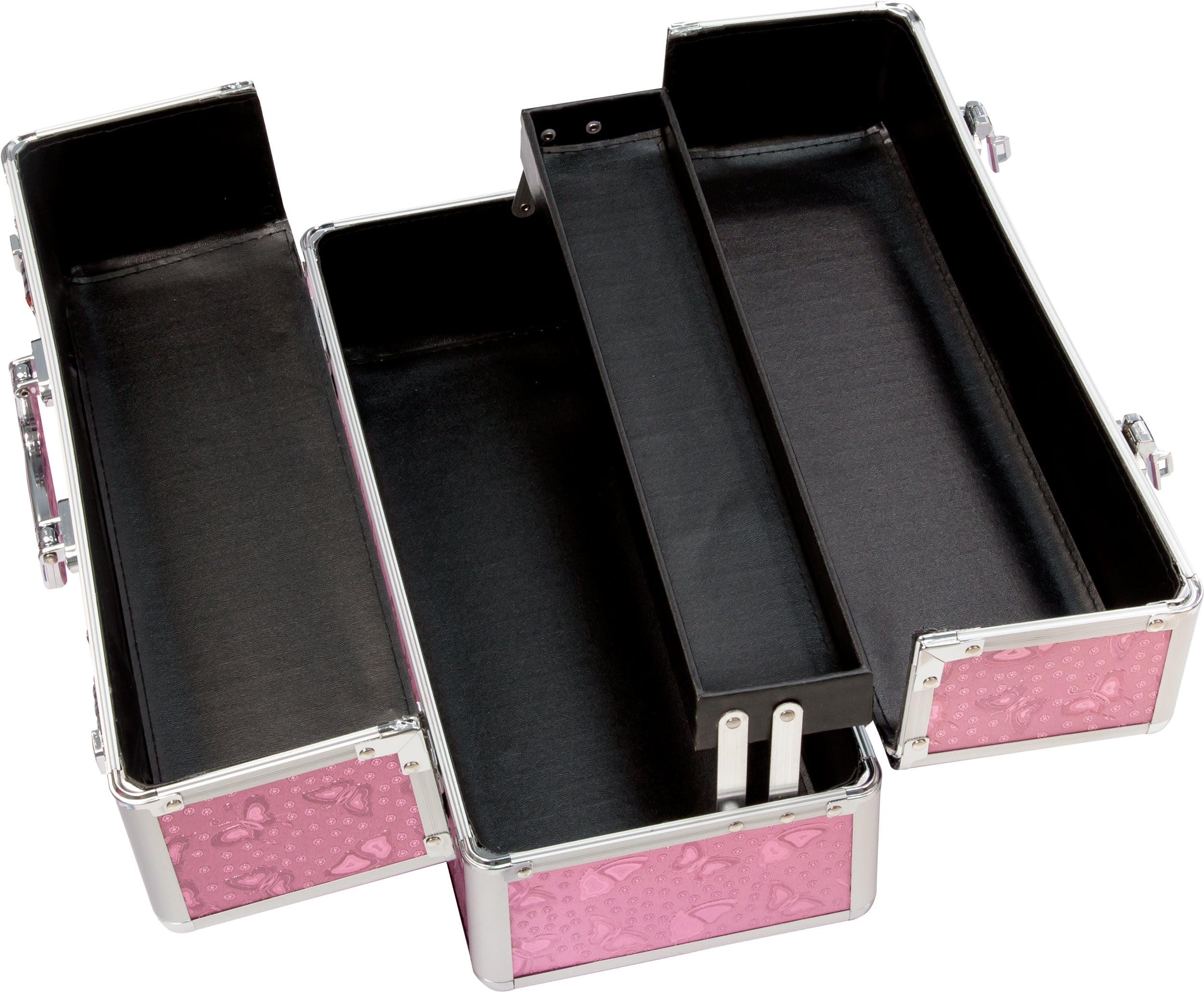 BMS Factory Lockable Large Vibrator Case Pink Secondary image