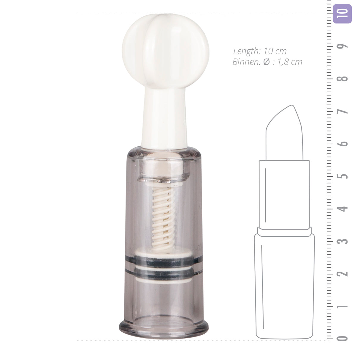 Easytoys Fetish Collection Nipple & Clit Suckers 3 Piece Main image