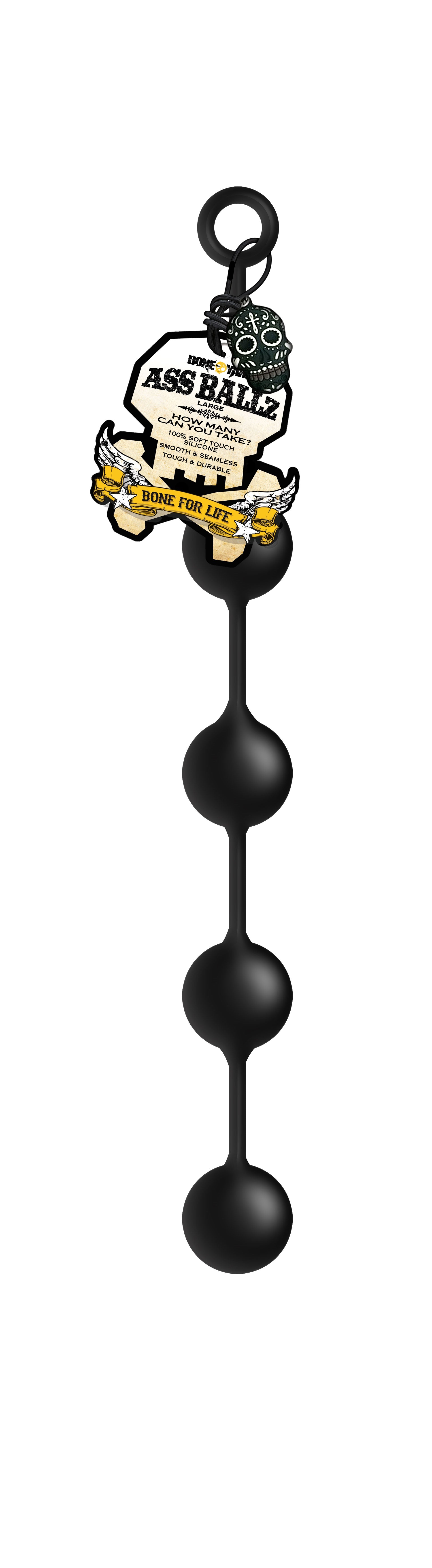 XR Brands C1R Releasing Boneyard Ass Ballz Silicone Anal Beads Large Main image