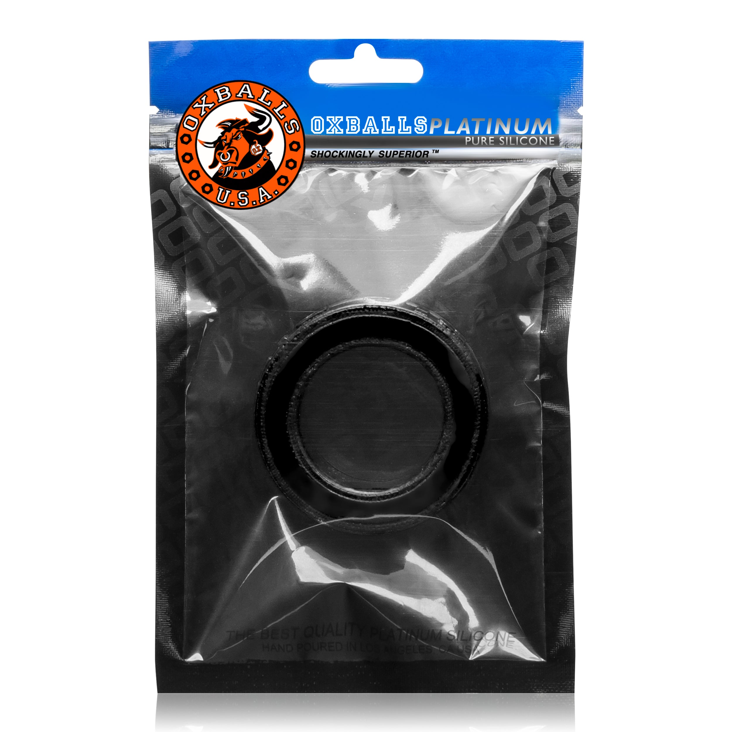 Oxballs Pig Ring Cock Ring Black Secondary image