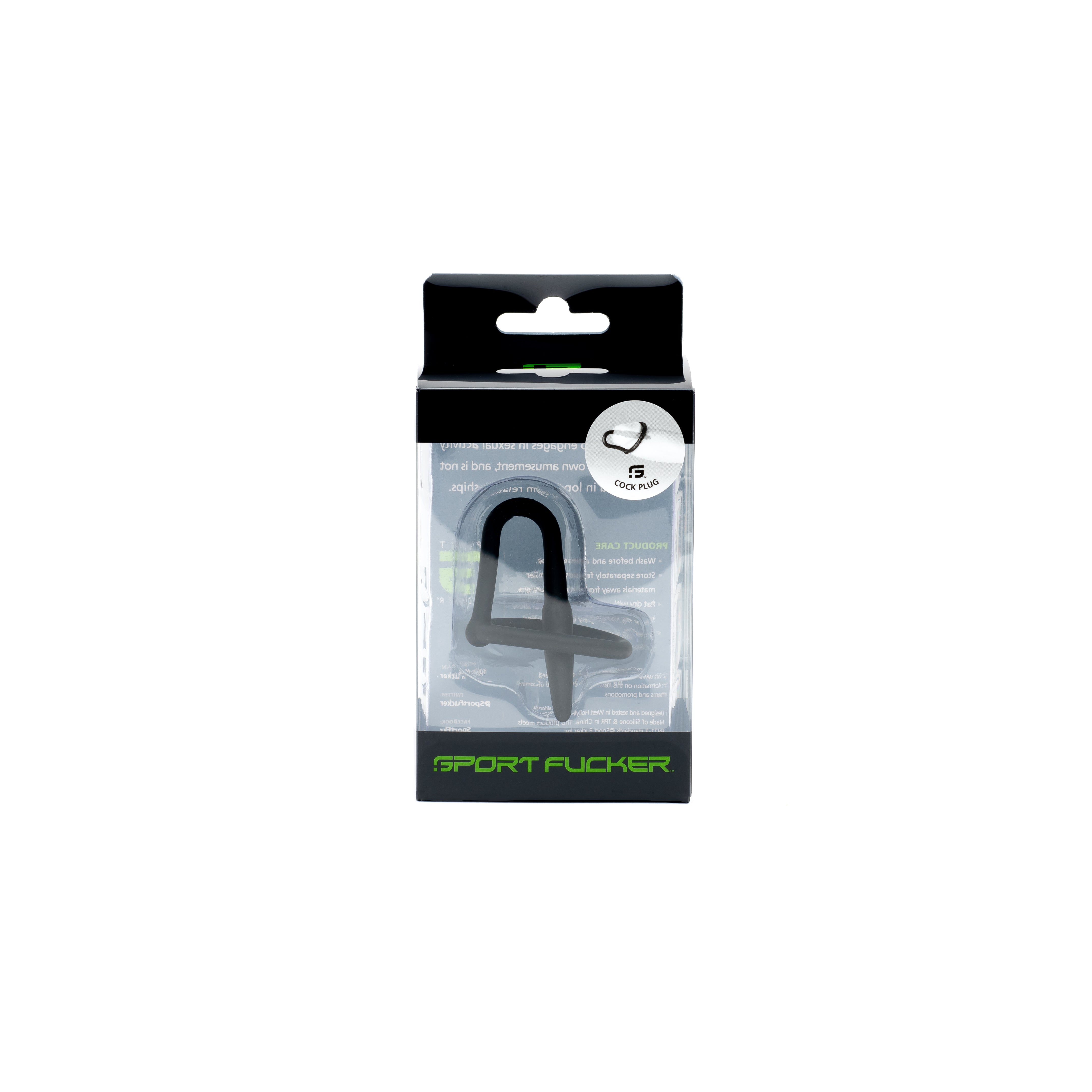 Sport Fucker Cock Plug Urethral Sound Black Main image