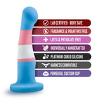 Blush Novelties Avant Pride P2 True Blue Silicone Dildo Blush Novelties