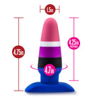 Blush Novelties Avant Pride P5 Fluid Silicone Butt Plug Blush Novelties