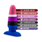 Blush Novelties Avant Pride P5 Fluid Silicone Butt Plug Blush Novelties