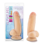 Blush Novelties Au Naturel Sensa Feel Fat Boy Dildo 7 Inch Beige Blush Novelties