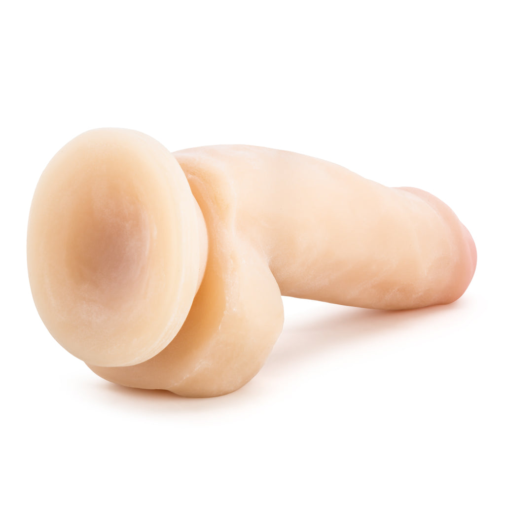 Blush Novelties Au Naturel Sensa Feel Fat Boy Dildo 7 Inch Beige Blush Novelties