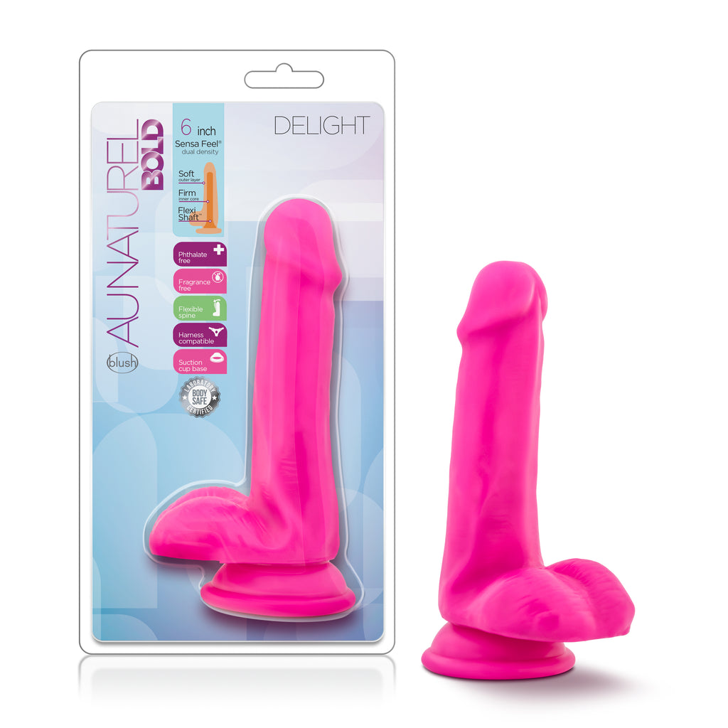 Blush Novelties Au Naturel Bold Delight Dildo 6 Inch Blush Novelties