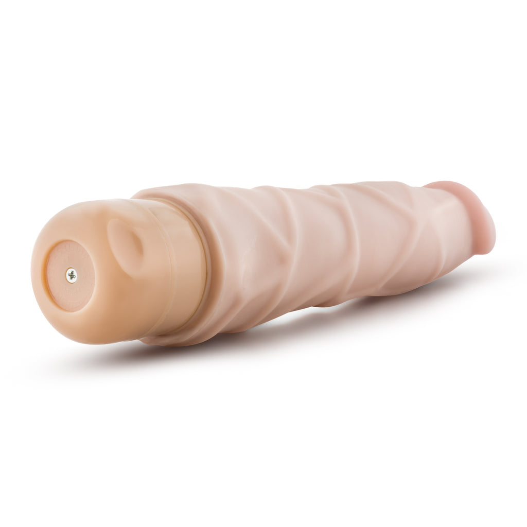 Blush Novelties Dr Skin Cock Vibe 1 Vibrating Cock 9 Inch Beige Blush Novelties