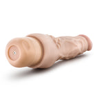 Blush Novelties Dr Skin Cock Vibe 4 Vibrating Cock 8 Inch Beige Blush Novelties