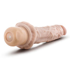 Blush Novelties Dr Skin Cock Vibe 8 Vibrating Cock 9.75 Inch Beige Blush Novelties