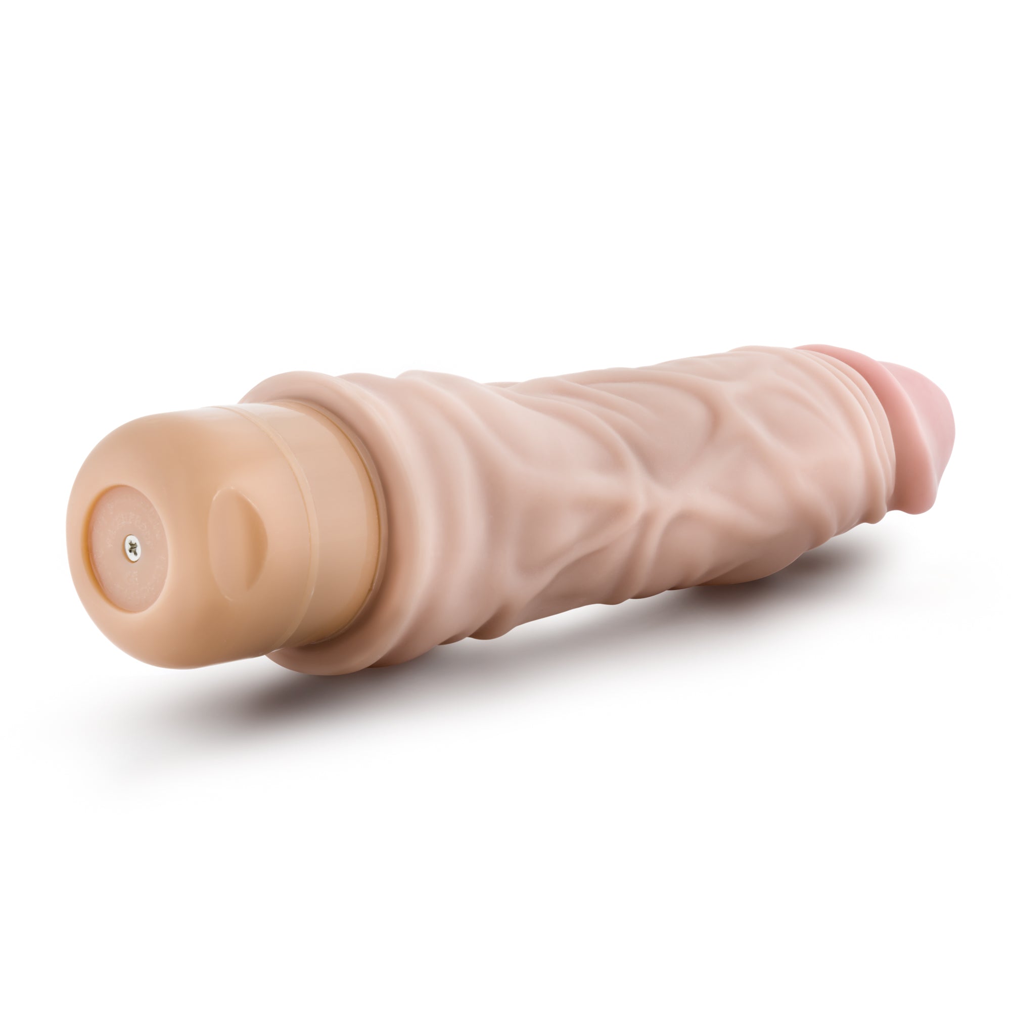 Dr Skin Cock Vibe 10 Vibrating Cock 8.5 Inch Beige Blush Novelties