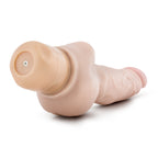 Dr Skin Cock Vibe 12 Vibrating Cock 8 Inch Beige Blush Novelties