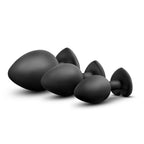Blush Novelties Luxe Bling Plugs Training Kit With Clear Gems