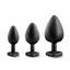 Blush Novelties Luxe Bling Plugs Training Kit With Clear Gems