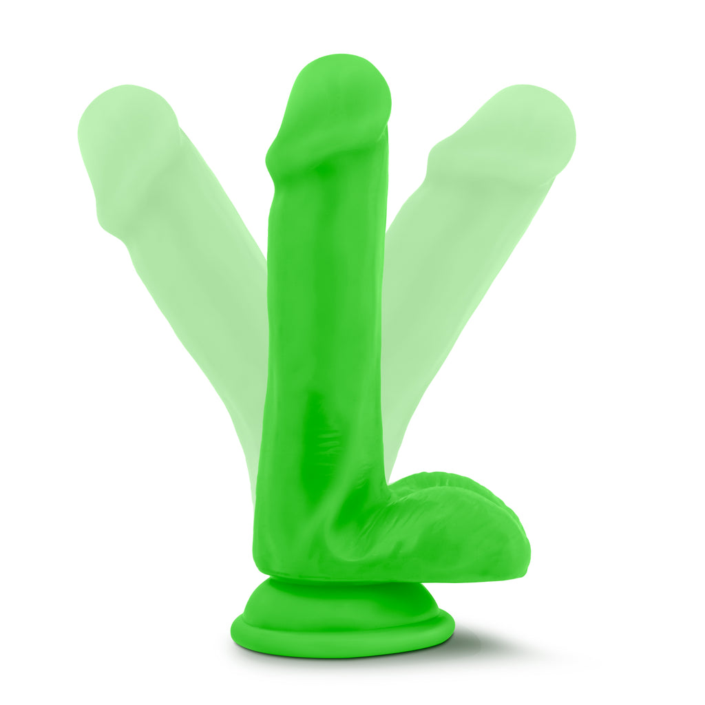 Blush Novelties Neo Elite Silicone Dual Density Cock With Balls 6 Inch Blush Novelties