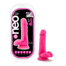Blush Novelties Neo Elite Silicone Dual Density Cock With Balls 6 Inch